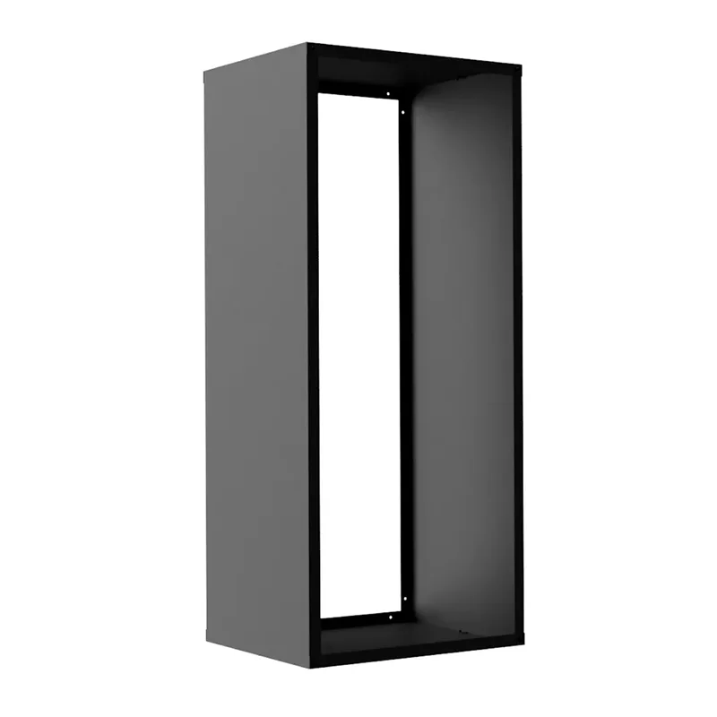 Kanpoan erraz muntatzen den egur biltegiratze modernoa